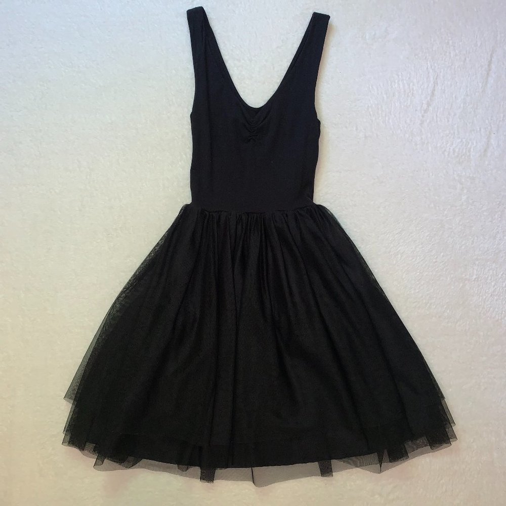 Xhilaration Black Tulle Cocktail Dress Juniors Size Small